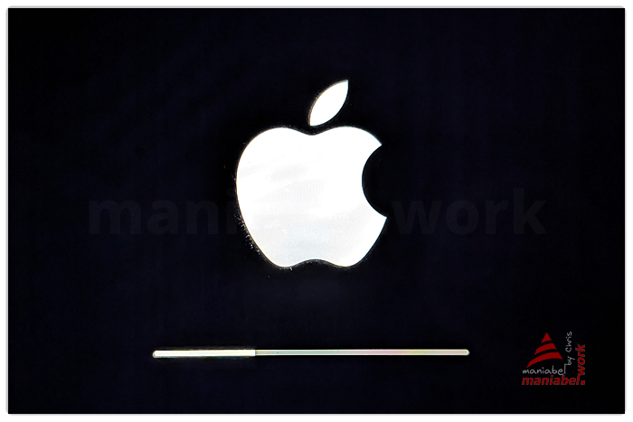 AppleUpdate - Installationsfortschritt des Updates