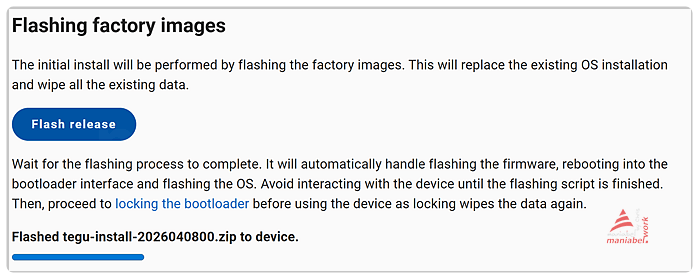 Flashing Factory Images maniabel