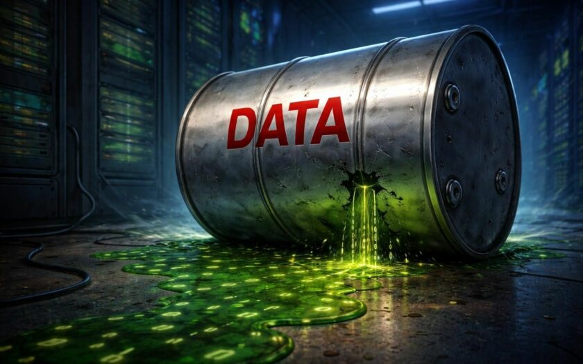 Leckendes Datenfass KI-generiert