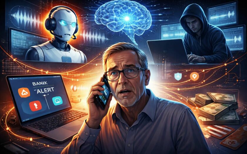 Telefonbetrug mit KI; KIgeneriert